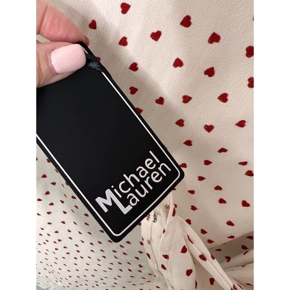 Michael Lauren Cold Shoulder Heart Dress NWT - Picture 5 of 8